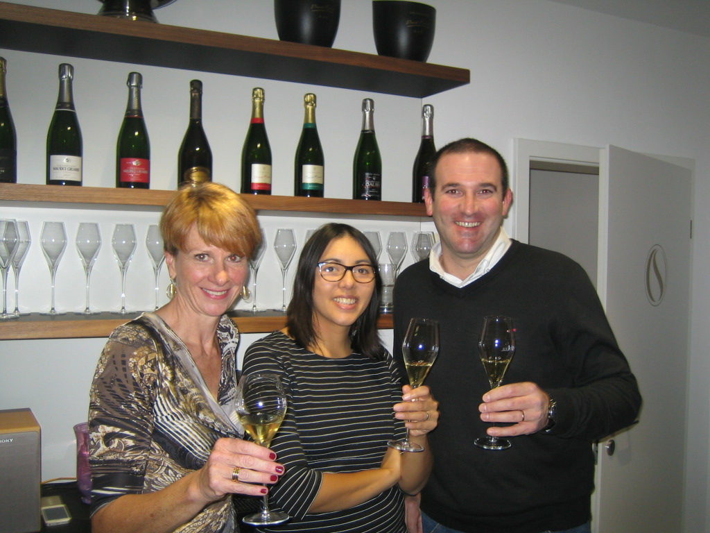 Champagnerprobe mit Florence Duchêne & Fabien Grumier