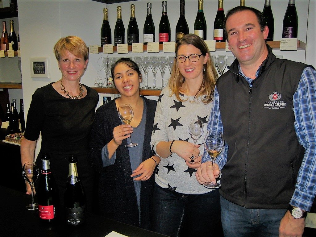 Champagnerprobe mit Florence Duchêne & Fabien Grumier